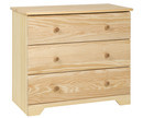 Commode enfant Nature brut &agrave; peindre