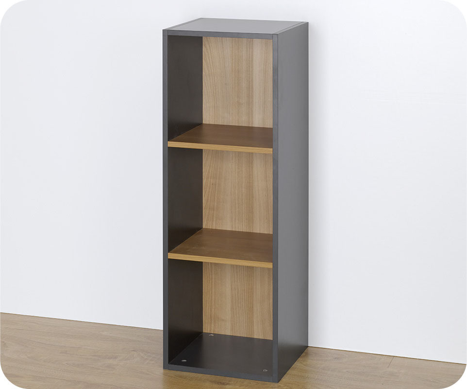 etagere de rangement grise