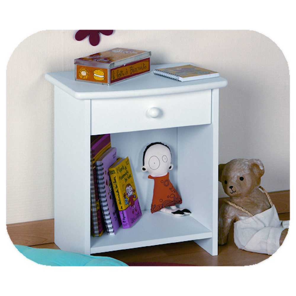 Chevet Enfant COLOR Blanc ou Taupe