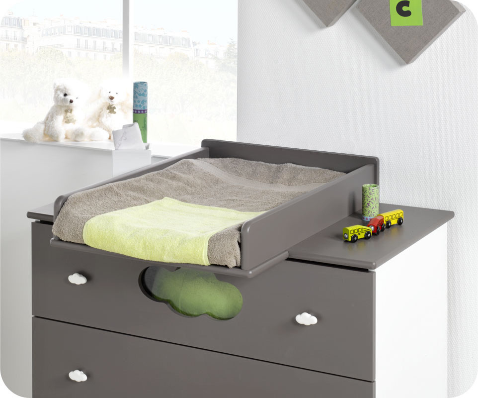 commode a langer couleur taupe