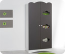 Armoire b&eacute;b&eacute; Alt&eacute;a Taupe 2 portes