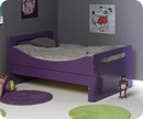 Pack lit enfant &eacute;volutif Eden violet avec matelas et tiroir 