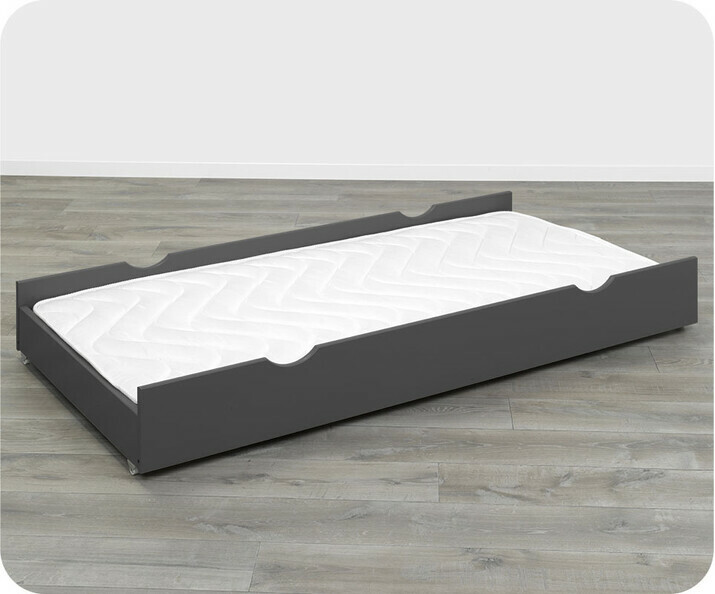 Tiroir Lit enfant Nature gris 
