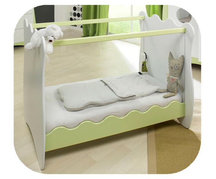 Lit b&eacute;b&eacute; Doudou vert anis K. Roumanoff 