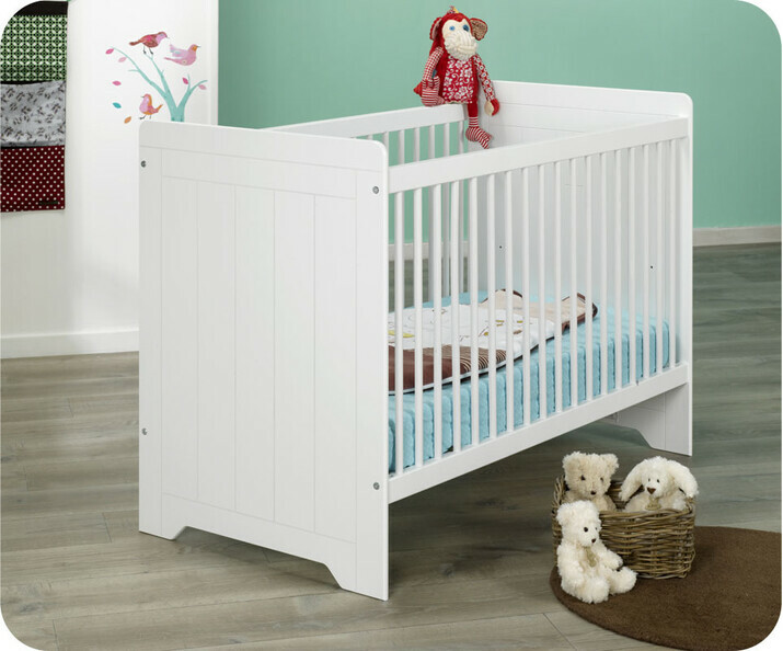 Lit b&eacute;b&eacute; Oslo blanc 