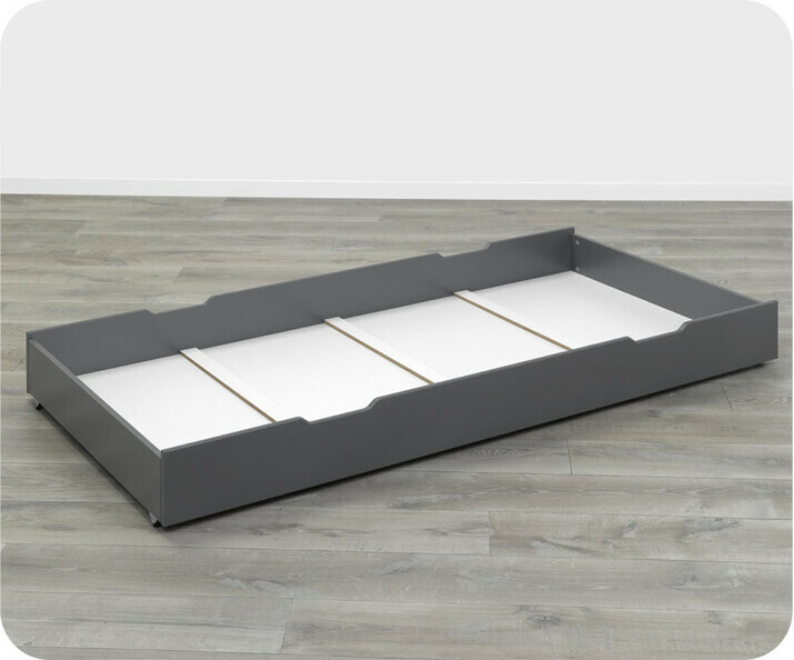 Tiroir Lit superpos&eacute; enfant Bow gris