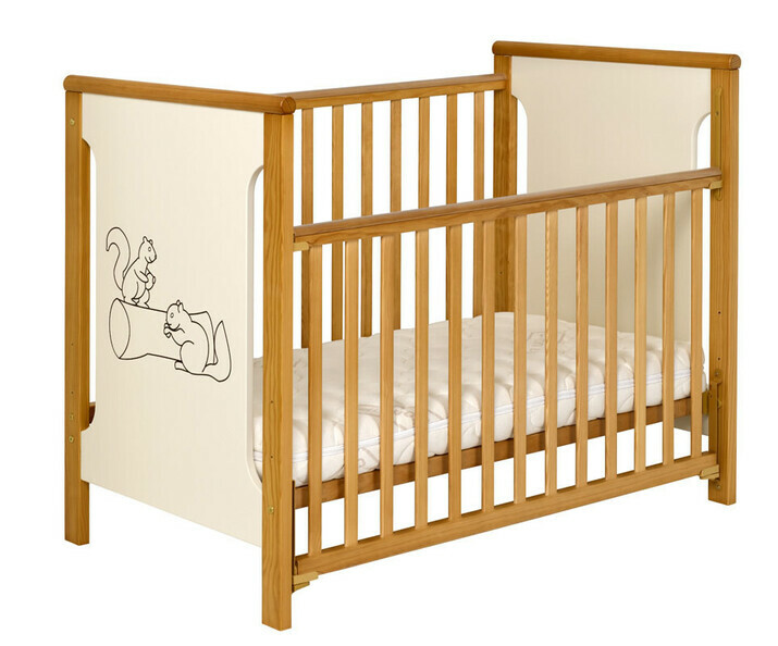 Lit b&eacute;b&eacute; Nutsy &agrave; barrieres coulissantes 