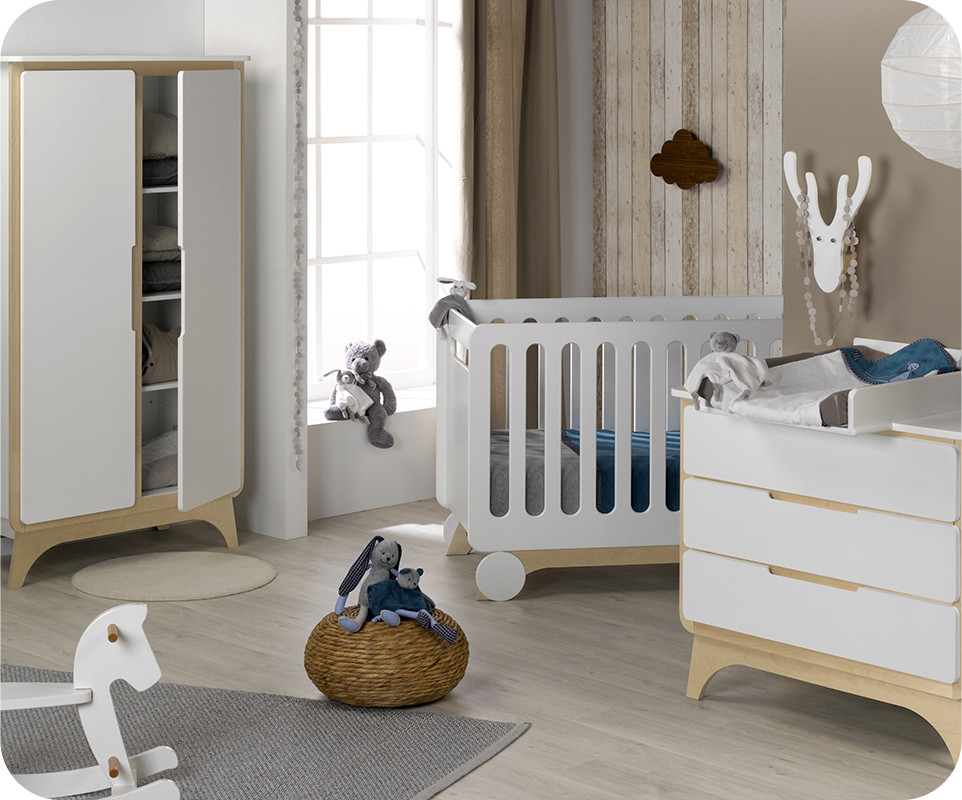 Amazing Chambre Bebe En Bois #3: ... Bois Chambre Bébé Complète Pepper ... Amazing Chambre Bebe En Bois #3: ... Bois Chambre Bébé Complète Pepper ...