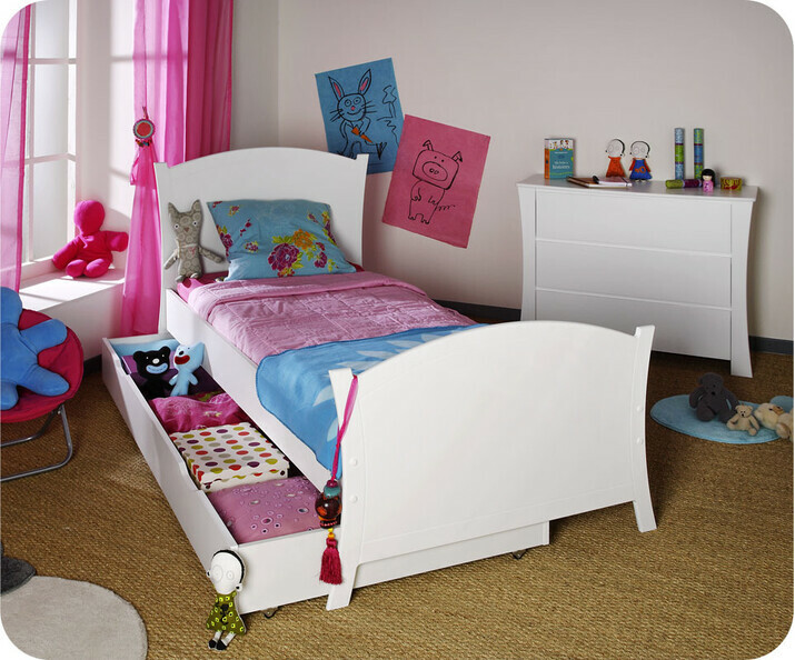 Chambre enfant Paco avec lit et commode  