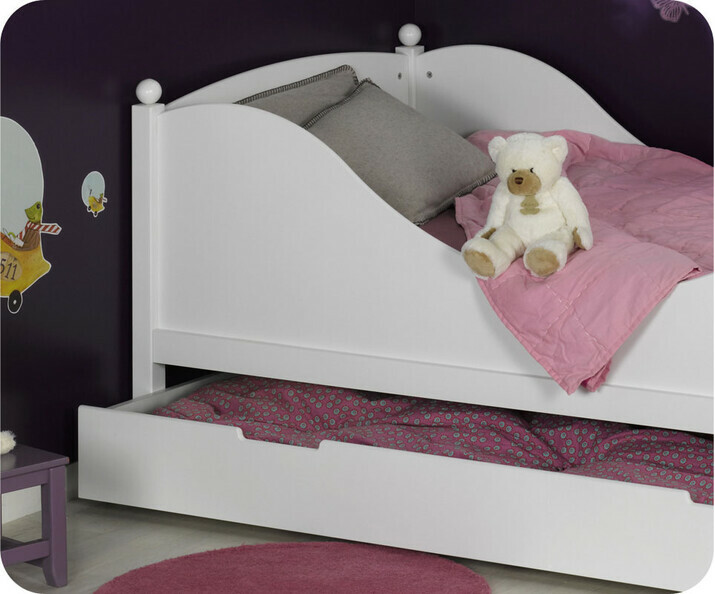 Tiroir Lit Enfant Color Blanc 