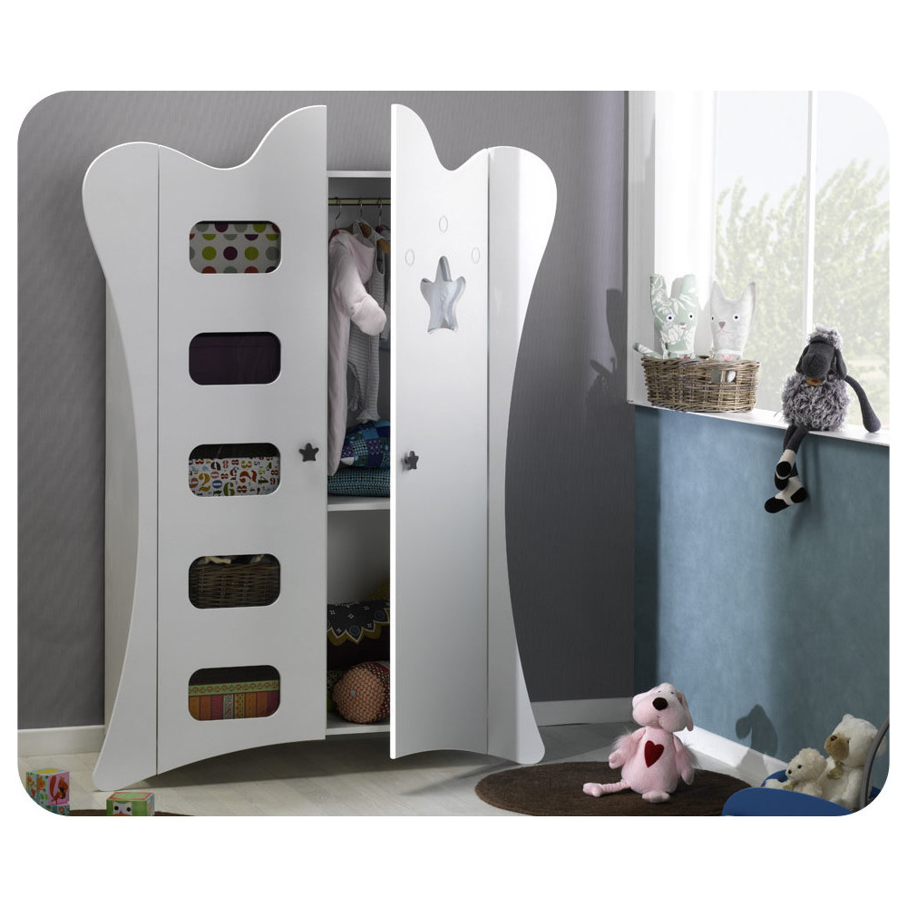 Armoire b&eacute;b&eacute; King 2 portes