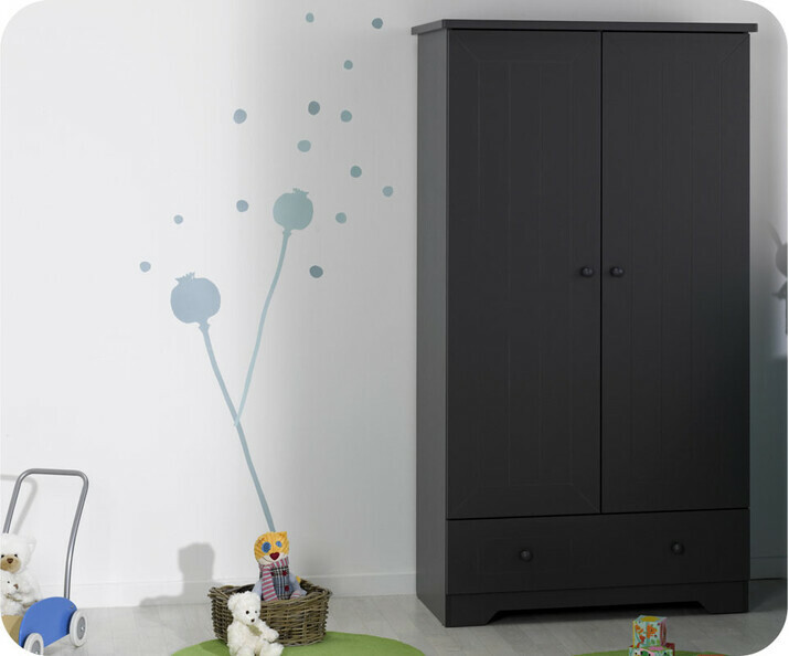 Armoire B&eacute;b&eacute; OSLO Warm Grey