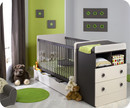Lit B&eacute;b&eacute; &eacute;volutif MALTE+Matelas b&eacute;b&eacute; 70x140cm MALT1233
