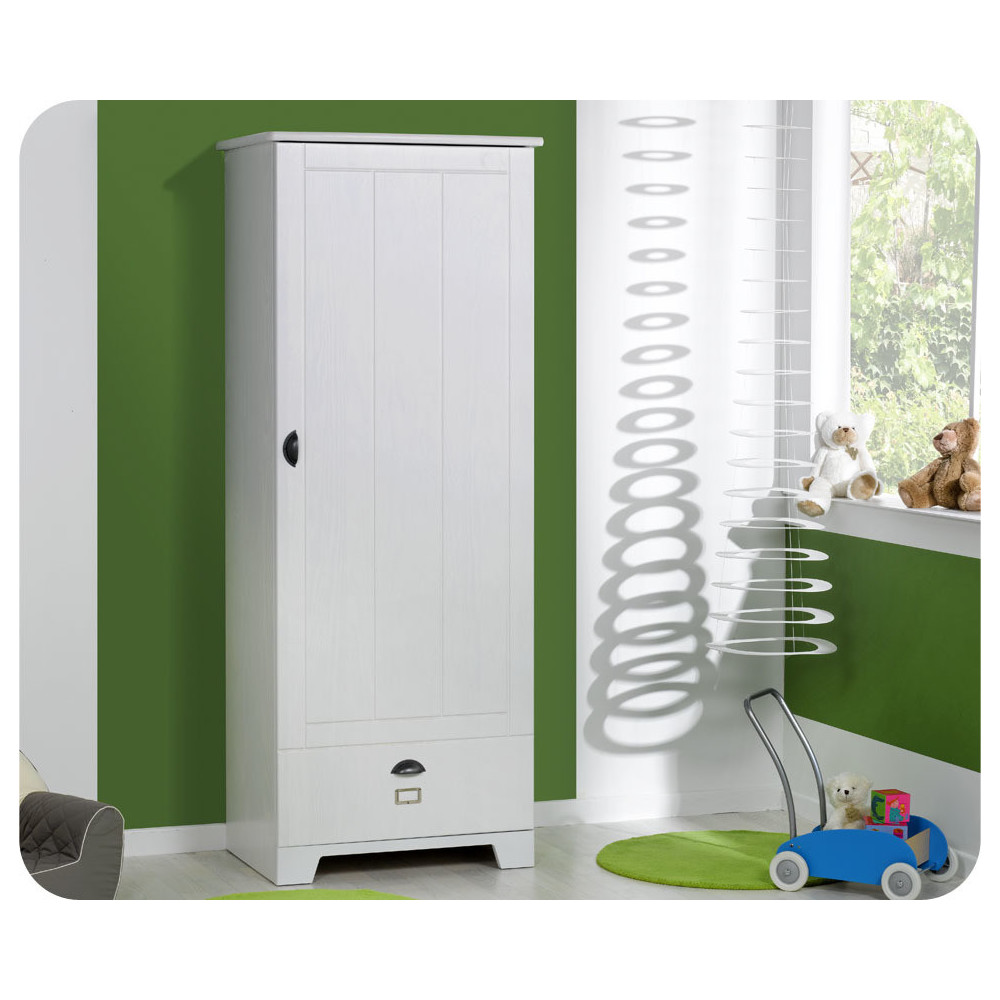 Armoire b&eacute;b&eacute; Charme blanche 1 Porte