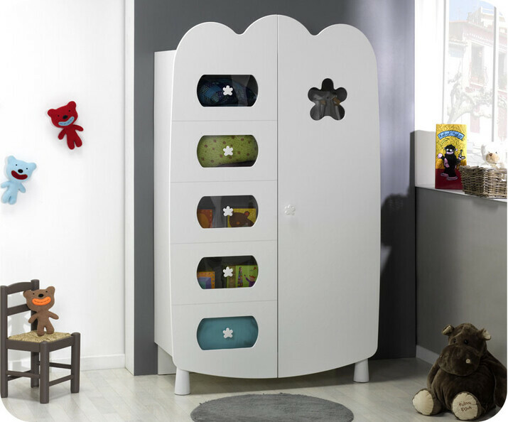 Armoire b&eacute;b&eacute; Lin&eacute;a Blanche