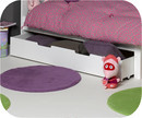 Tiroir de lit enfant &eacute;volutif Eden 90x140cm
