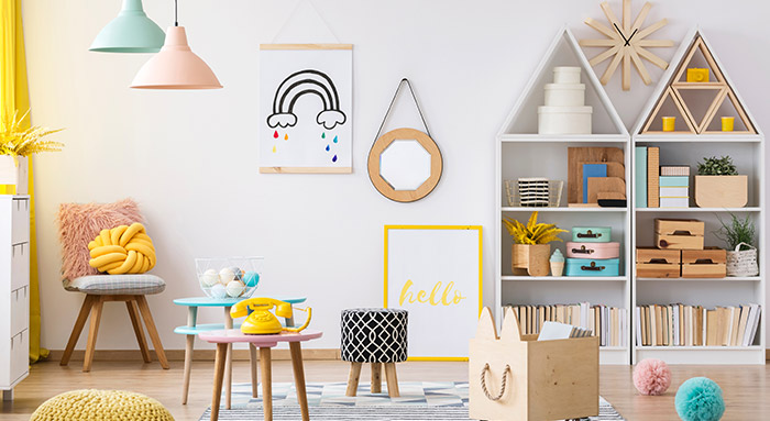 MAMOI® Étagère rangement jouet enfant, Etagere meubles de chambre d'enfant,  Etageres meuble e bibliotheque avec boîtes 