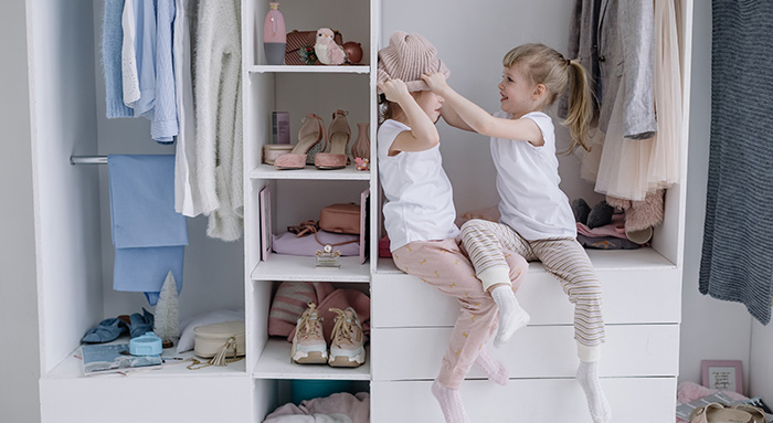 5 idées de meubles de rangement vêtements enfant