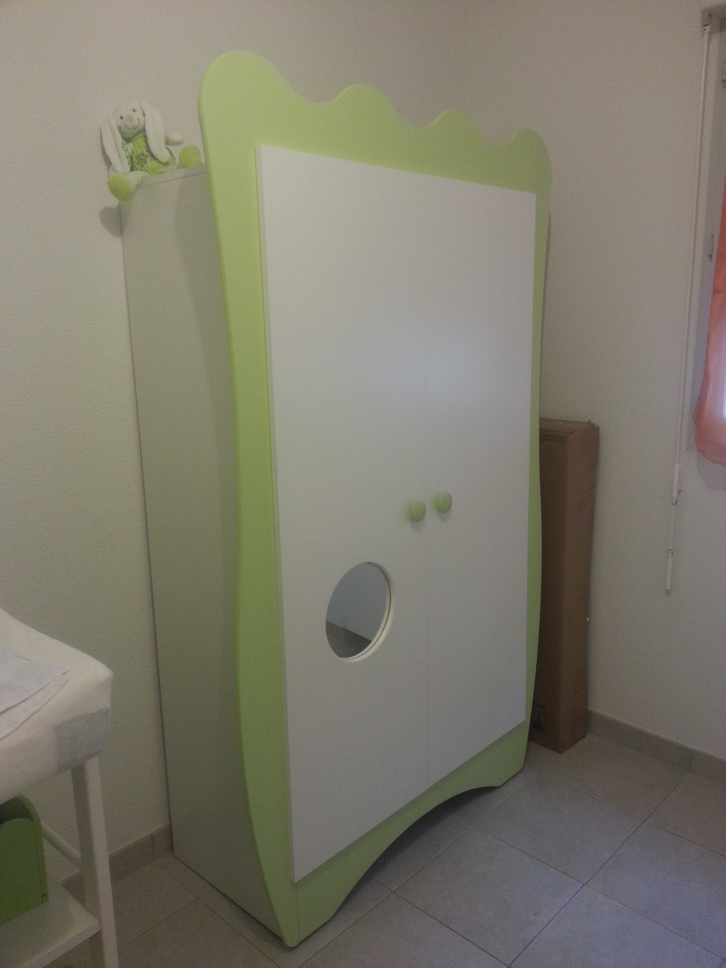 L'Armoire Bébé Doudou Vert Anis