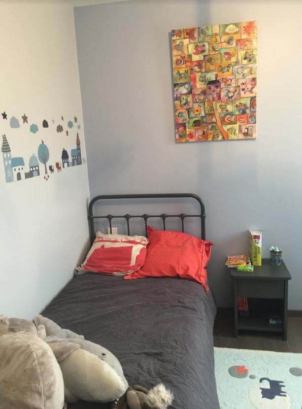 Le chevet enfant Twist gris anthracite 