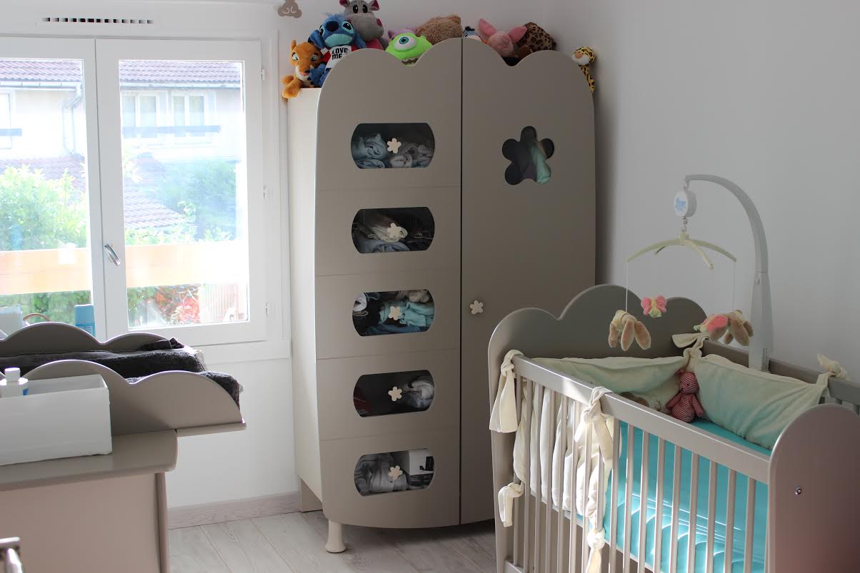 La Chambre Bébé Linéa Lin avec Lit à Barreaux