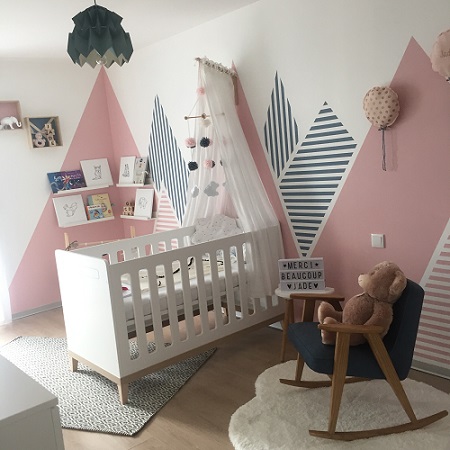 Le lit bébé évolutif Riga Blanc 