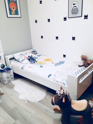 Le lit enfant Wax Blanc