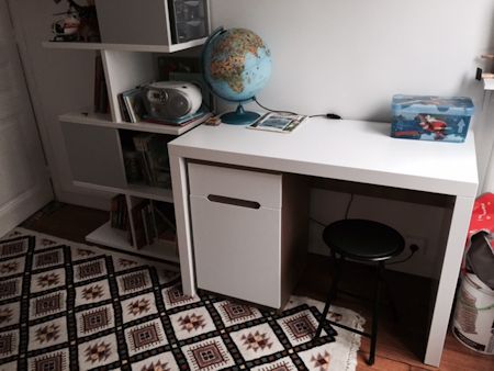 Le Bureau Enfant Bow Blanc