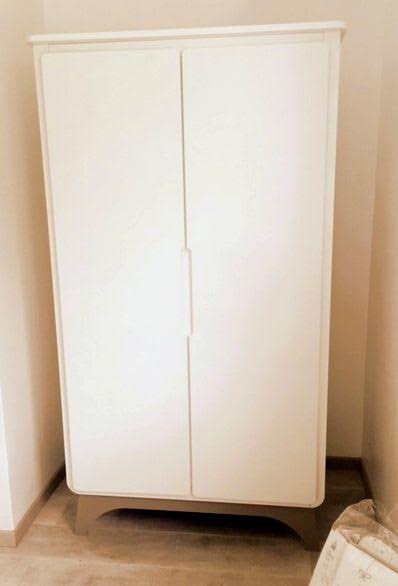 L'Armoire Bébé Pepper Blanche et Lin