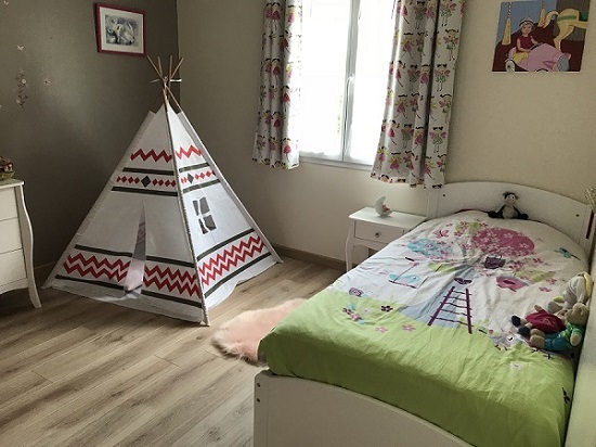 Le lit enfant Nature blanc 