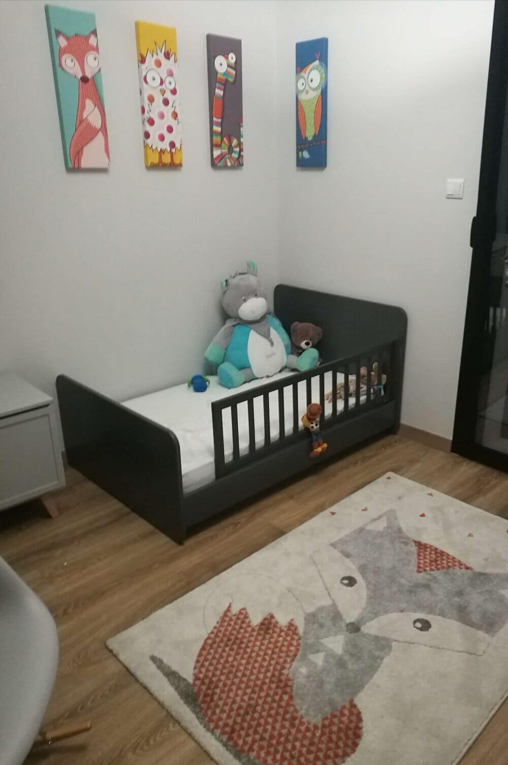 Le lit évolutif Willow gris anthracite