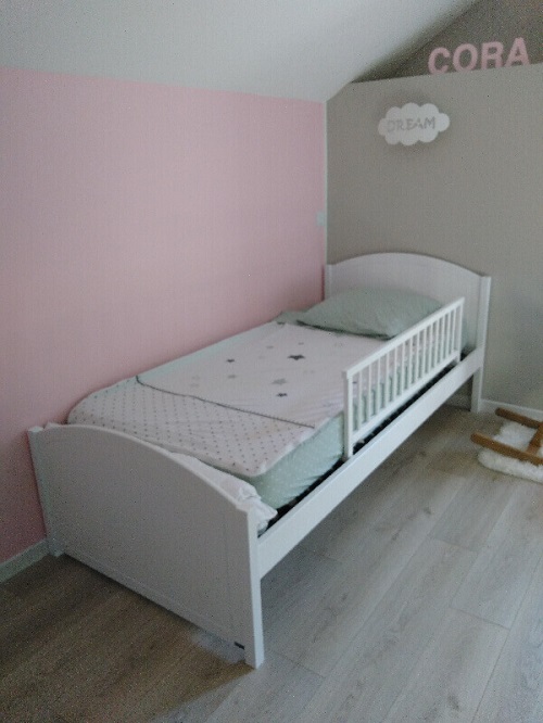 Le lit enfant Pac&ocirc;me blanc 