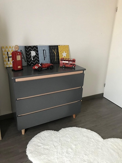 La commode Willow grise 