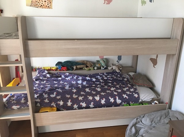 Le lit superposé enfant Zao et son tiroir de lit