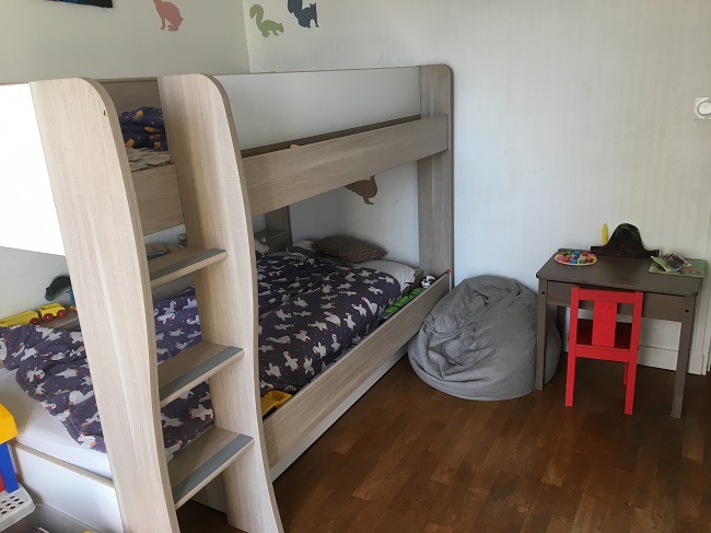 Le lit superposé enfant Zao et son tiroir de lit 