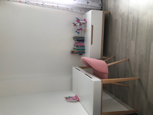 Bureau avec tiroir et coffre à jouets RIGA