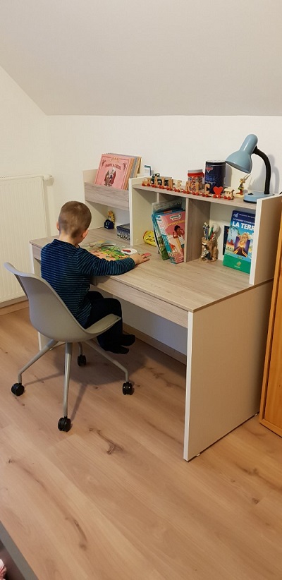 Bureau enfant Iléo avec rangements