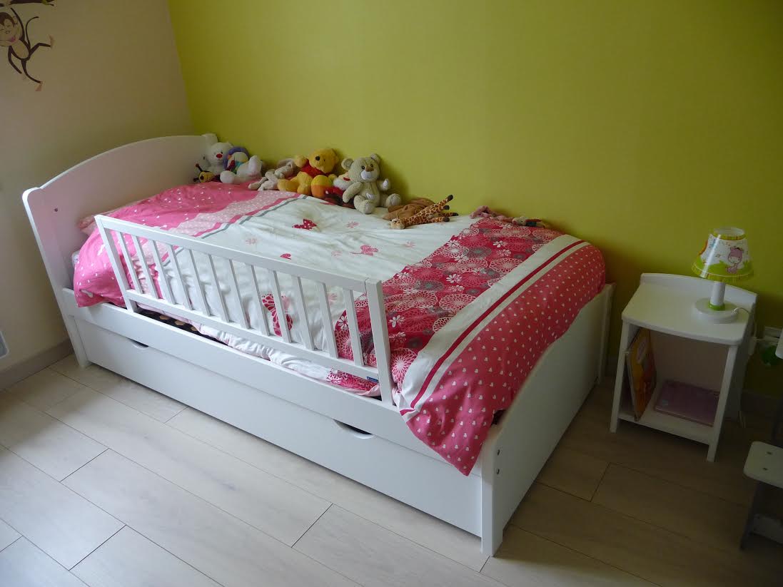 Lit Enfant Nature Blanc 90×190 Cm Lit Enfant Nature Blanc 90×190 Cm