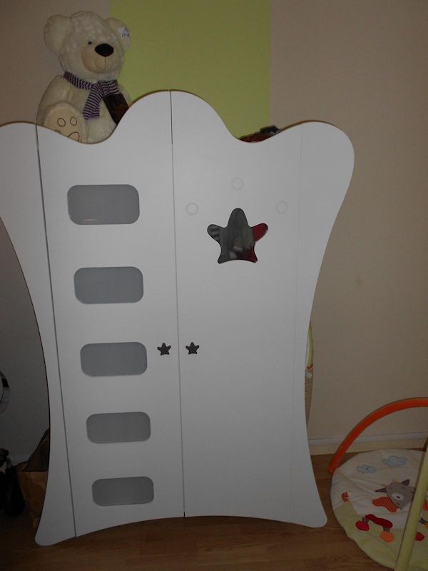 L'Armoire Bébé King Blanche