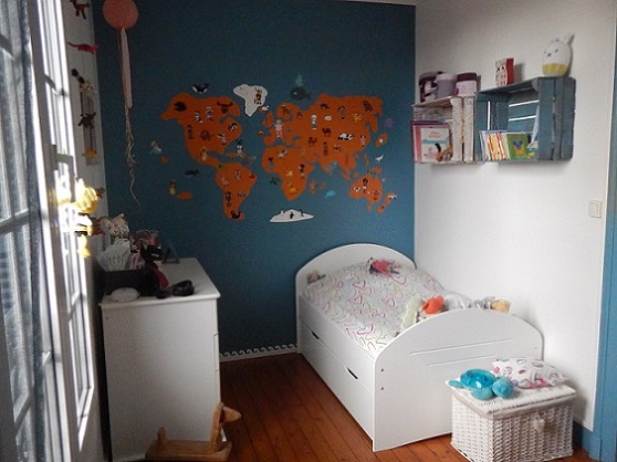 Le lit évolutif enfant Spoom blanc avec tiroir de lit 
