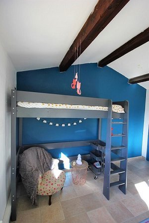 Le lit mezzanine Clay gris anthracite