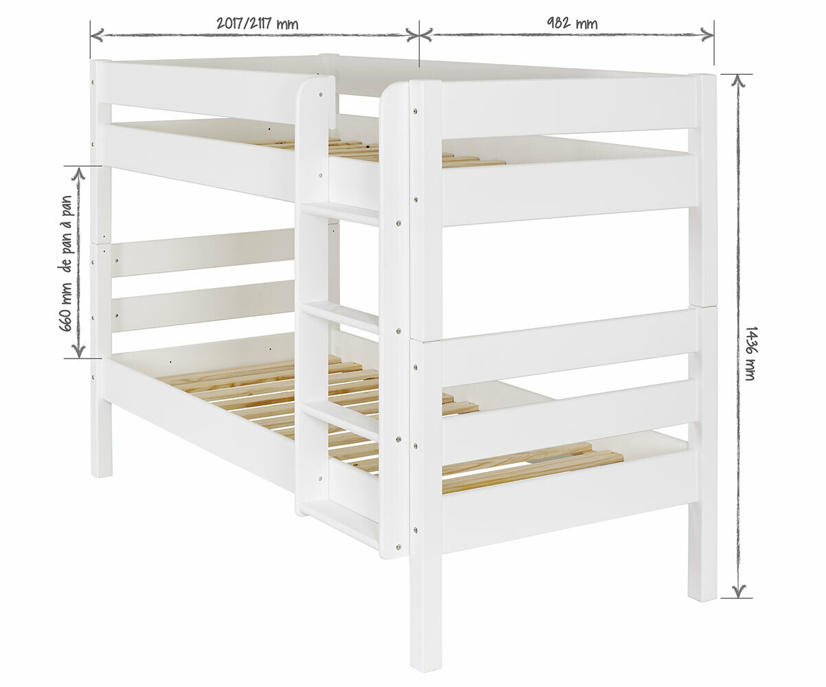 Lit Superpose Bas Pour Enfant 1 2 3 Evolutif 100 Bois Massif Lit Superpose Bas Pour Enfant 1 2 3 Evolutif 100 Bois Massif