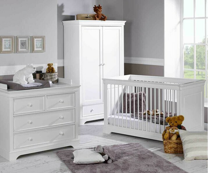 Commode Bébé Mel avec Tiroirs de Rangement, Large Espace de Stockage