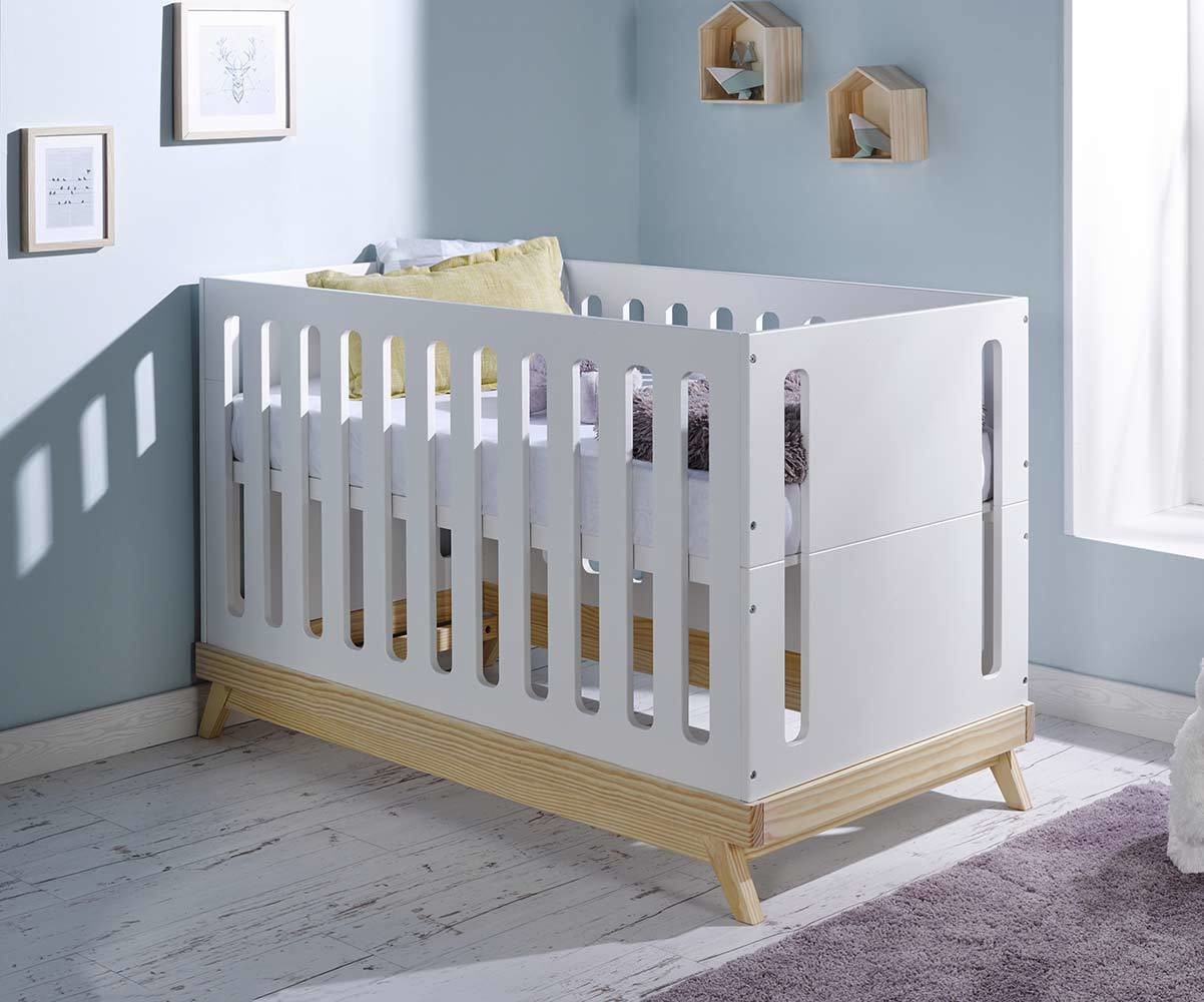 Lit Bebe Evolutif Songe Avec Matelas En Bois Massif Et Mdf