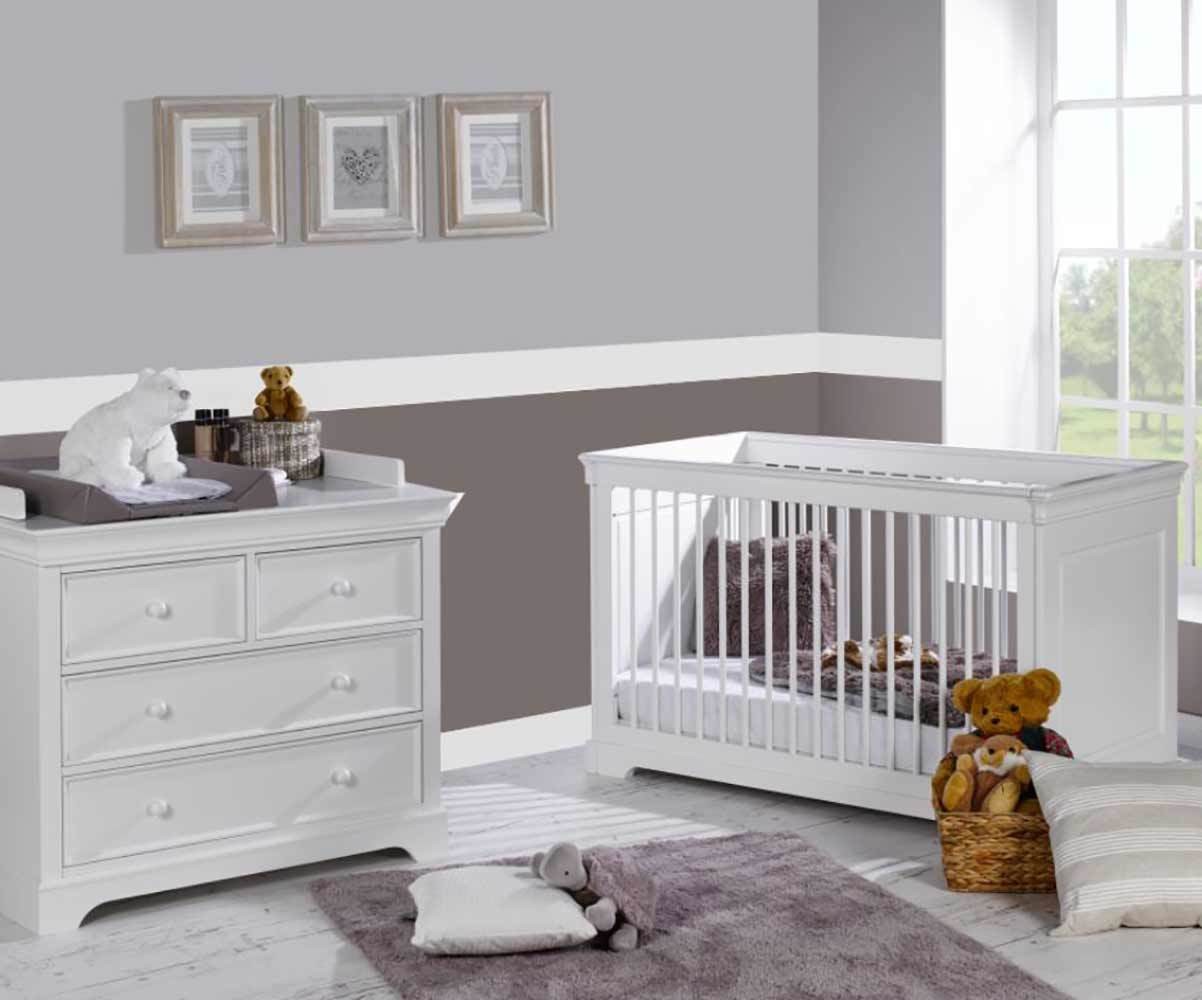 Mini chambre bébé Mel, Mobilier Raffiné pour fille et garçon