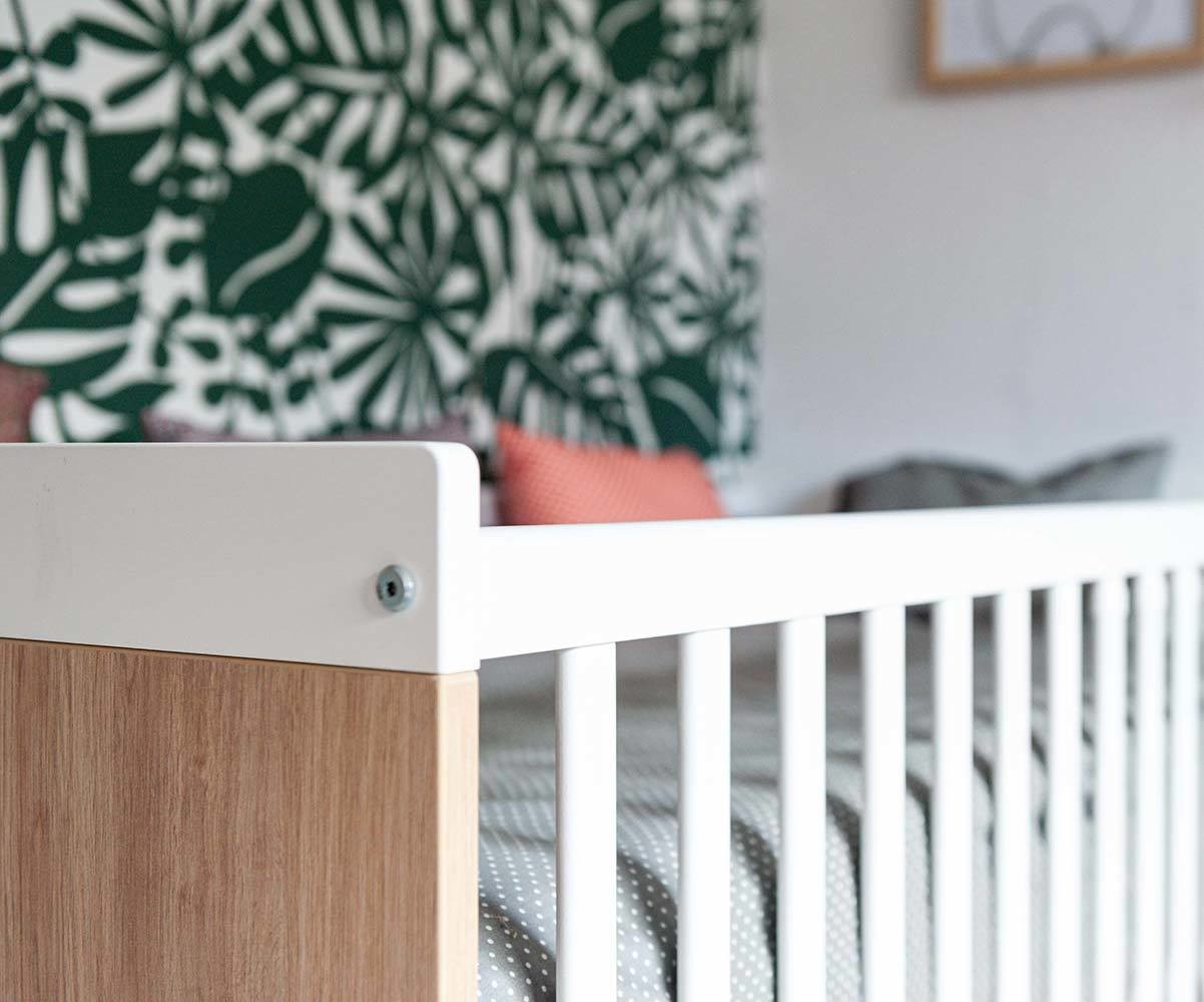 Lit Bebe Evolutif A Barreaux Holly En Bois 70x140 Cm Mixte Lit Bebe Evolutif A Barreaux Holly En Bois 70x140 Cm Mixte