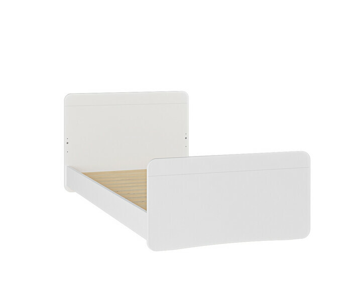 Position de couchage basse du lit Willow blanc