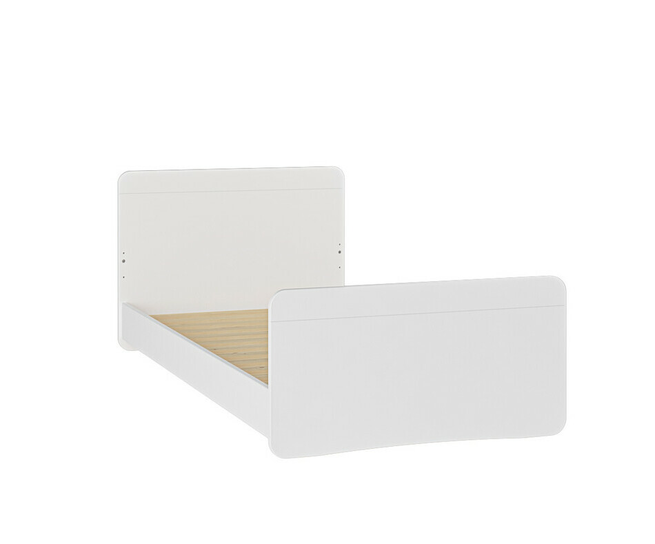 Position de couchage basse du lit Willow blanc