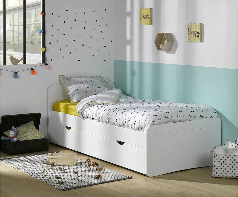 Lit Enfant Gigogne Willow Blanc