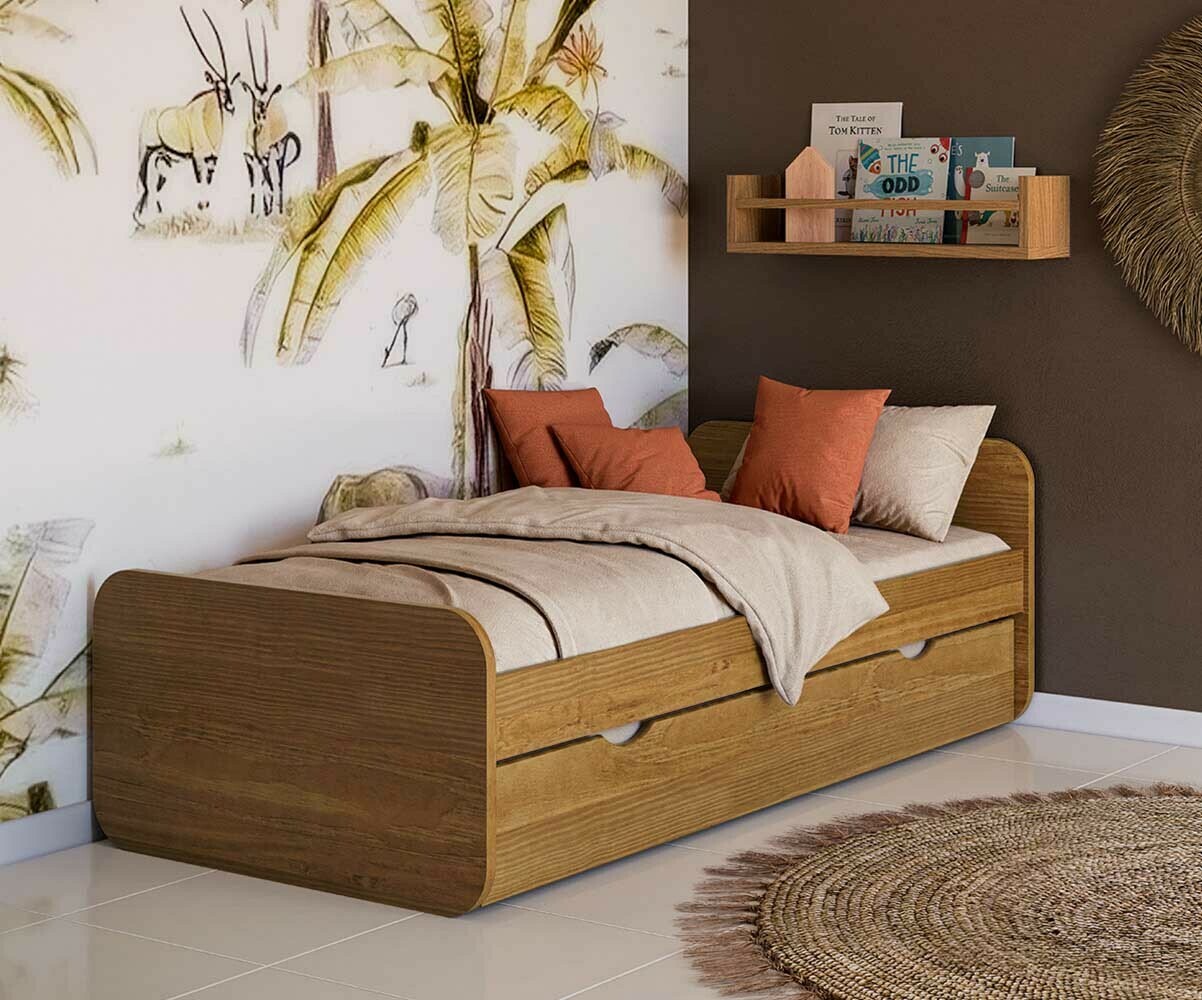 Chambre Enfant Complète 7 Pièces - Marron, Très Bon état, Fabrication Française